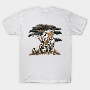 Leopard Design T-Shirt